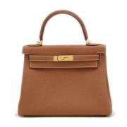 Hermès Vintage Pre-owned Laeder handvskor Brown, Dam