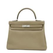 Hermès Vintage Pre-owned Laeder handvskor Green, Dam