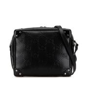 Gucci Vintage Pre-owned Laeder axelremsvskor Black, Dam