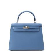 Hermès Vintage Pre-owned Laeder handvskor Blue, Dam