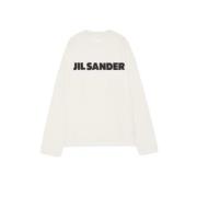 Jil Sander Elegant Mode Stil Samling White, Dam