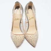 Christian Louboutin Pre-owned Pre-owned Laeder klackskor Gray, Dam