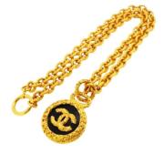 Chanel Vintage Pre-owned Guld chanel-smycken Black, Dam