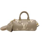 Louis Vuitton Vintage Pre-owned Canvas handvskor Beige, Dam