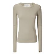 Extreme Cashmere Avslappnad Bomull T-shirt för Män Beige, Dam