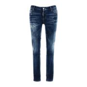 Dsquared2 Stretch Denim Jennifer Jeans Blue, Dam