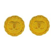 Chanel Vintage Pre-owned Metall chanel-smycken Yellow, Dam