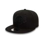 New Era Svart Lakers Monokrom Keps 9Fifty Black, Herr