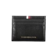 Tommy Hilfiger Svart Läder Herr Plånbok Black, Herr