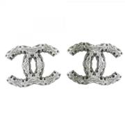 Chanel Vintage Pre-owned Metall chanel-smycken Gray, Dam