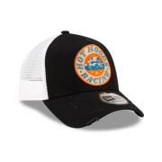 New Era Svart Hot Hoods Patch Trucker Keps Black, Herr