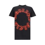 Philipp Plein Maxi-Print Bomull T-shirt Black, Herr