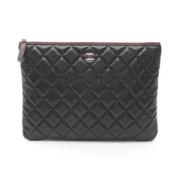 Chanel Vintage Pre-owned Tyg chanel-vskor Black, Dam