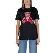 Guess Svart Bomull Dam T-shirt Black, Dam