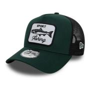 New Era Grön Fiske Patch Trucker Cap Green, Herr