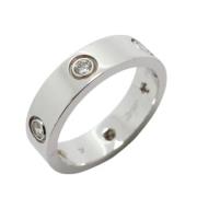 Cartier Vintage Pre-owned Vitt guld ringar Gray, Herr