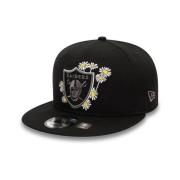 New Era Svart Raiders Säsongsblomma Keps Black, Herr