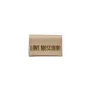 Love Moschino Guld Polyeten Handväska Vår/Sommar Kollektion Yellow, Da...