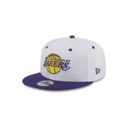 New Era Vit Lakers Crown Patch Keps White, Herr