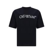 Off White Bokig Skate T-shirt White, Herr