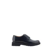 Church's Klassiska läderloafers med blockklack Black, Dam