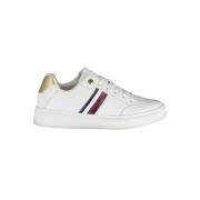 Tommy Hilfiger Vita Läder Damsneakers White, Dam