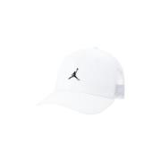 Jordan Vit Metall Jumpman Trucker Cap White, Herr