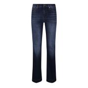 7 For All Mankind Bootcut-jeans Blue, Dam