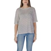 b.young Brun Dam T-shirt & Canvas Top Multicolor, Dam