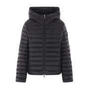 Moncler Svart Nylon Huva Kappa Black, Dam