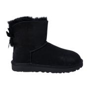 UGG Svarta Slip-On Ankelboots Black, Dam