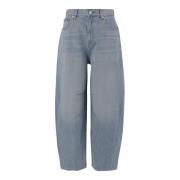 Helmut Lang Denim Cocoon Jeans med Logodetalj Blue, Dam