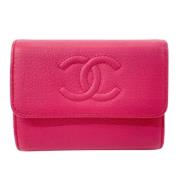 Chanel Vintage Pre-owned Laeder plnbcker Pink, Dam