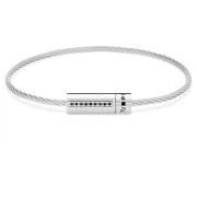 Le Gramme Diamant Kabelarmband Gray, Unisex