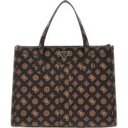 Guess House Party Mocha Logo Ryggsäck Brown, Dam