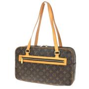 Louis Vuitton Vintage Pre-owned Canvas axelremsvskor Brown, Dam