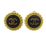 Chanel Vintage Pre-owned Guld chanel-smycken Black, Dam