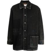 Maison Margiela Unik M?lad Denimjacka Black, Herr