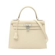 Hermès Vintage Pre-owned Laeder handvskor Beige, Dam