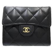 Chanel Vintage Pre-owned Laeder plnbcker Black, Dam