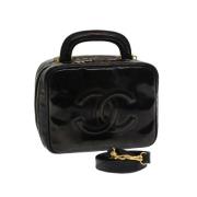 Chanel Vintage Pre-owned Tyg chanel-vskor Black, Dam