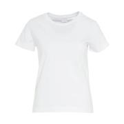 PINKO Love Birds Kortärmad T-shirt White, Dam