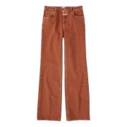 Closed Slim Fit Flared Eco-Denim Jeans Brown, Herr