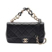 Chanel Vintage Pre-owned Laeder chanel-vskor Black, Dam