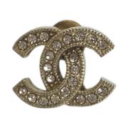 Chanel Vintage Pre-owned Metall chanel-smycken Yellow, Dam