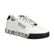 Versace Jeans Couture Stiliga lädersneakers White, Herr