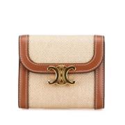 Celine Vintage Pre-owned Canvas plnbcker Beige, Dam