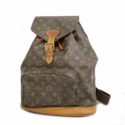 Louis Vuitton Vintage Pre-owned Tyg ryggsckar Brown, Dam