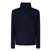 Filippo De Laurentiis Premium Half-Zip Sweater Blue, Herr