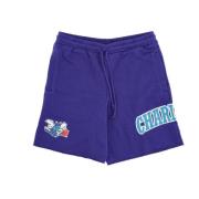 Mitchell & Ness NBA Game Day Shorts French Terry Blue, Herr